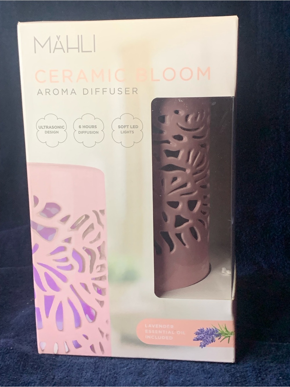 Mahli Ceramic Bloom Aroma Diffuser - Pink